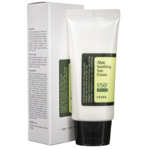 cosrx aloe soothing sun cream spf 50+ krem przeciwsłoneczny - 50 ml
