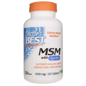 doctor's best msm z optimsm 1500 mg - 120 tabletek