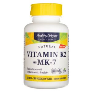 healthy origins witamina k2 mk-7 100 mcg - 180 kapsułek