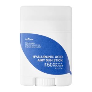 isntree sztyft przeciwsłoneczny hyaluronic acid airy spf50+ - 22 g