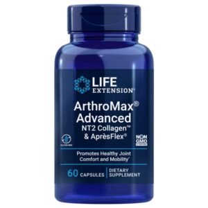 life extension arthromax® z kolagenem nt2 i apresflex® - 60 kapsułek