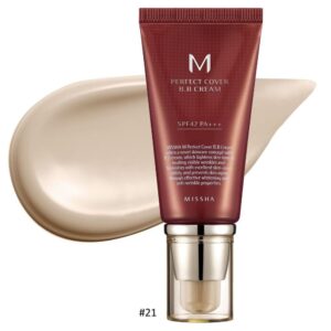missha m perfect cover krem bb odcień light beige no 21 - 50 ml
