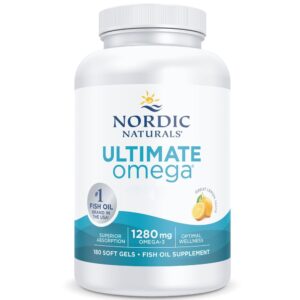 nordic naturals ultimate omega 1280 mg cytrynowy - 180 kapsułek