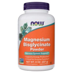 now foods diglicynian magnezu w proszku - 227 g