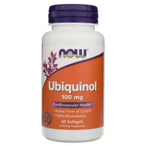 now foods ubichinol 100 mg - 60 kapsułek