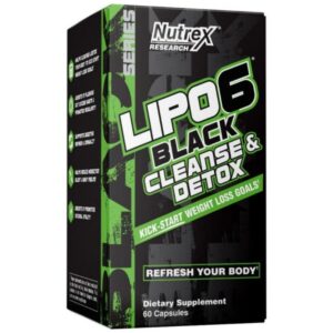nutrex research lipo-6 black cleanse & detox - 60 kapsułek