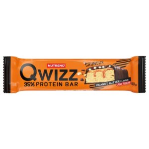 nutrend qwizz protein bar baton proteinowy, masło orzechowe - 60 g