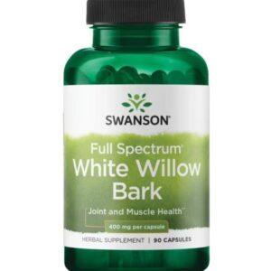 Swanson White Willow Bark (kora wierzby białej) 400 mg - 90 kapsułek