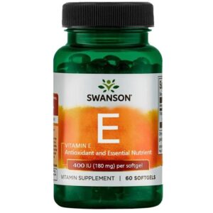 swanson witamina e 400 iu - 60 kapsułek
