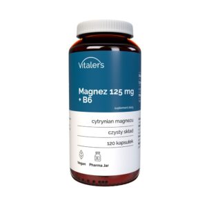 vitalers - magnez 125 mg + b6 12,5 mg 120 kaps