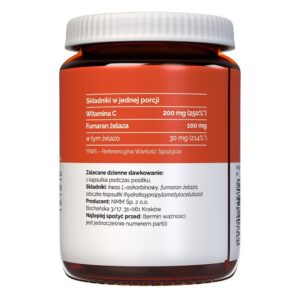 vitalers - żelazo organiczne 30 mg 60 kaps