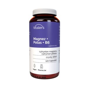 vitalers - magnez 100 mg+potas 150mg+b6 120kaps