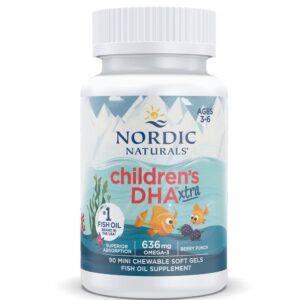 Nordic Naturals Children'S DHA Xtra smak jagodowy - 90 kapsułek