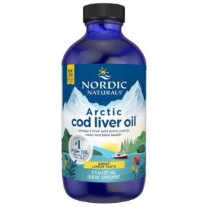Nordic Naturals Olej z wątroby dorsza arktycznego cytrynowy - 237 ml