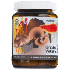 Wellbear Grzyby witalne - 60 kapsułek