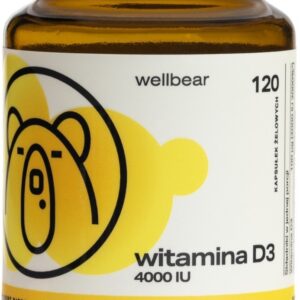 Wellbear Witamina D3 4000 IU softgel - 120 kapsułek żelowych